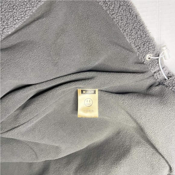 Oversized Embroidered Sherpa Coat - Picture 14 of 16